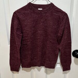 GAP Kids Burgundy Crewneck Sweater